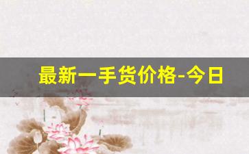 最新一手货价格-今日二手货最新价格