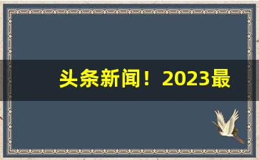 头条新闻！2023最畅销代理产品“丑腔恶态”