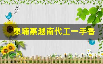 柬埔寨越南代工一手香烟-越南和柬埔寨代工的烟哪个好