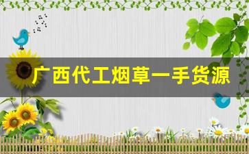 广西代工烟草一手货源-2025广西烟草新品