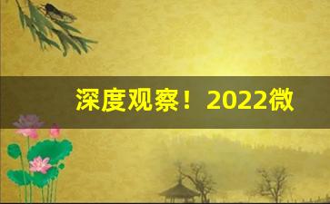 深度观察！2022微信购买香烟货源渠道“冲口而出”
