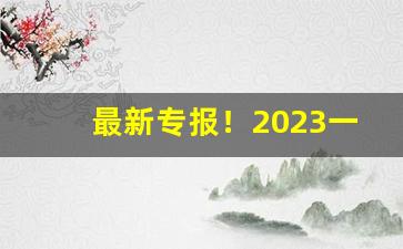 最新专报！2023一手货源烟酒批发市场“八面张罗”