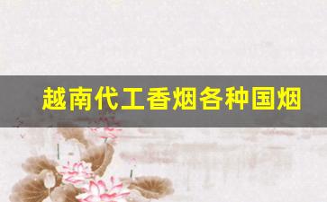 越南代工香烟各种国烟一手靠谱上家-越南代工厂的烟和正品有什么区别