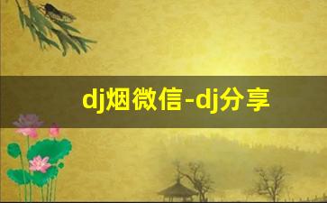 dj烟微信-dj分享音乐微信