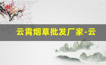 云霄烟草批发厂家-云霄烟批发地址
