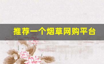 推荐一个烟草网购平台-中国烟草官网烟草超市