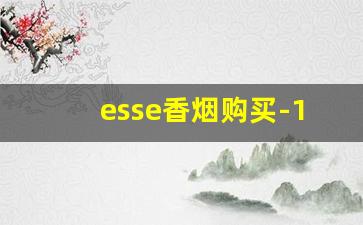esse香烟购买-12一盒的爆珠烟