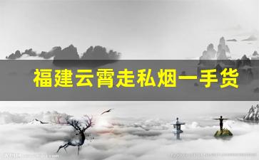福建云霄走私烟一手货源-云霄特大走私香烟案件