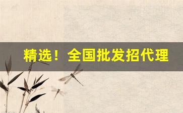 精选！全国批发招代理“泛家浮宅”