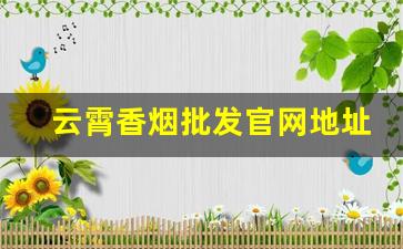 云霄香烟批发官网地址