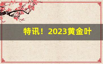 特讯！2023黄金叶香烟价格表分类“掇拾章句”
