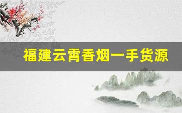 福建云霄香烟一手货源厂家直销代理-云霄香烟批发经销商