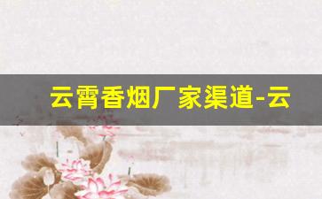 云霄香烟厂家渠道-云霄烟全国批发