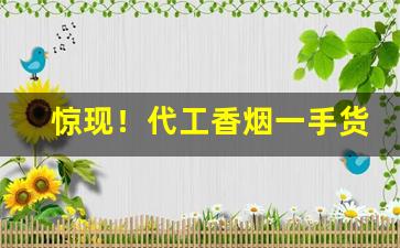 惊现！代工香烟一手货源“狐假虎威”