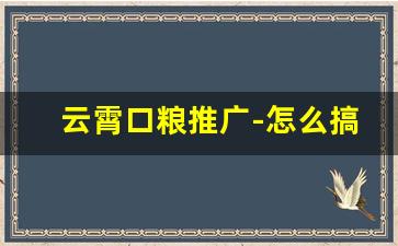 云霄口粮推广-怎么搞到便宜的口粮