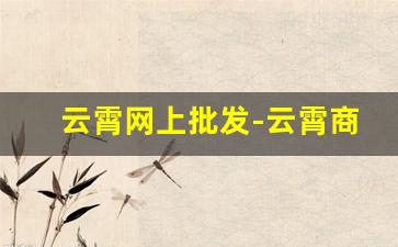 云霄网上批发-云霄商品官网