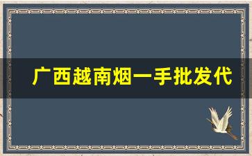 广西越南烟一手批发代理-越南代工烟一般怎么销售