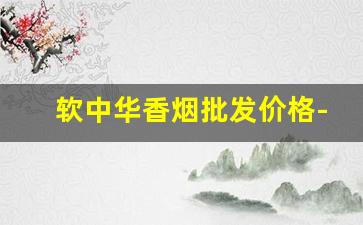 软中华香烟批发价格-出口软中华多少钱一条