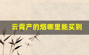 云霄产的烟哪里能买到-云霄烟批发店有10元以内的烟吗