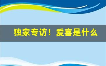 独家专访！爱喜是什么味的烟“辞严意正”