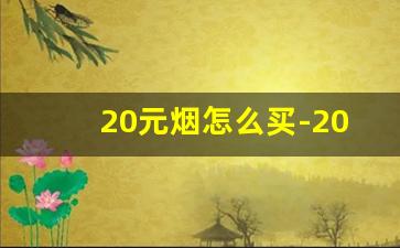 20元烟怎么买-200元烟购买