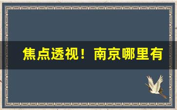 焦点透视！南京哪里有批发外烟的“冰清水冷”