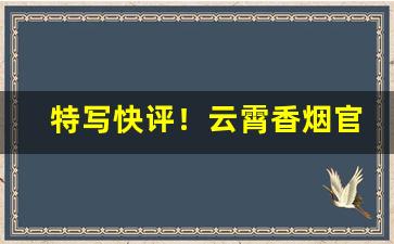 特写快评！云霄香烟官网app下载地址查询“大题小做”