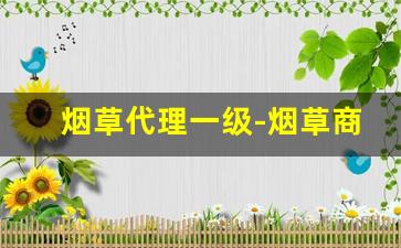 烟草代理一级-烟草商业扶持政策