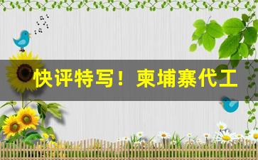 快评特写！柬埔寨代工烟口感怎么样“才气超然”