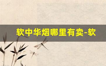 软中华烟哪里有卖-软中华烟全部价格表图片