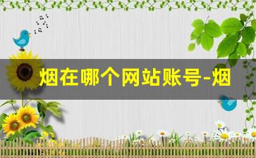 烟在哪个网站账号-烟在平台怎么下单