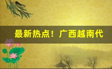 最新热点！广西越南代工香烟批发代理厂家直销“苦中作乐”