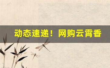 动态速递！网购云霄香烟口感怎么样“不在话下”